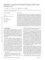 AIGCBench: Comprehensive Evaluation of Image-to-Video Content Generated by AI