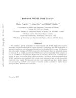 Secluded WIMP Dark Matter