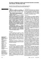 Prevalence of Alzheimer’s disease and vascular dementia: association with education. The Rotterdam study