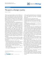 The past is a foreign country