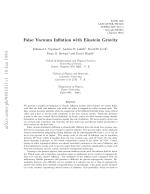 False Vacuum Inflation with Einstein Gravity
