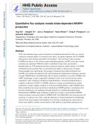 Quantitative flux analysis reveals folate-dependent NADPH production