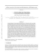 A Declarative System for Optimizing AI Workloads