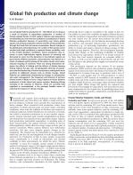 Global fish production and climate change