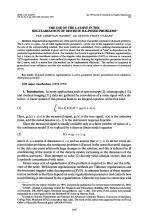 THE USE OF THE L-CURVE IN THE REGULARIZATION OF DISCRETE ILL-POSED PROBLEMS