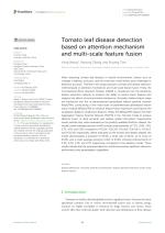Tomato leaf disease detection based on attention mechanism and multi-scale feature fusion