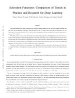Activation Functions: Comparison of Trends in Practice and Research for Deep Learning