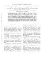 Ultrastrong coupling between light and matter