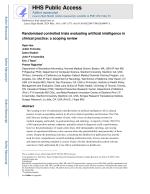 Randomised controlled trials evaluating artificial intelligence in clinical practice: a scoping review
