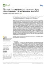 Ultrasound-Assisted Multi-Enzyme Extraction for Highly Efficient Extraction of Polysaccharides from Ulva lactuca