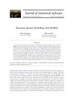 Bayesian Spatial Modelling with R-INLA