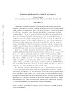 Bayesian photometric redshift estimation