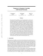 Sequence to Sequence Learning with Neural Networks