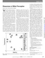 Dimensions of Mind Perception