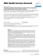 The Safety Attitudes Questionnaire: psychometric properties, benchmarking data, and emerging research