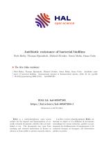 Antibiotic resistance of bacterial biofilms