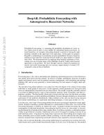 DeepAR: Probabilistic Forecasting with Autoregressive Recurrent Networks