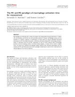 The M1 and M2 paradigm of macrophage activation: time for reassessment