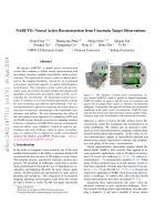 NARUTO: Neural Active Reconstruction from Uncertain Target Observations