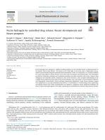 Pectin hydrogels for controlled drug release: Recent developments and future prospects