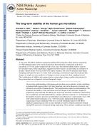 The long-term stability of the human gut microbiota