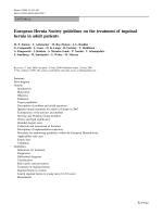 European Hernia Society guidelines on the treatment of inguinal hernia in adult patients