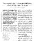 Enhancing Multi-Hop Knowledge Graph Reasoning through Reward Shaping Techniques