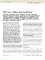 The Systems Biology Graphical Notation