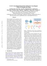 xCOT: Cross-lingual Instruction Tuning for Cross-lingual Chain-of-Thought Reasoning