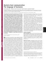 Bacteria–host communication: The language of hormones