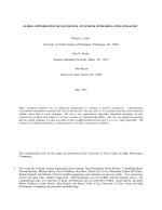 GLOBAL OPTIMIZATION OF STATISTICAL FUNCTIONS WITH SIMULATED ANNEALING