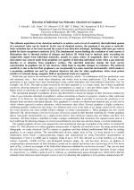 Detection of Individual Gas Molecules Adsorbed on Graphene