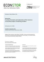 A survey of variants and extensions of the resource-constrained project scheduling problem