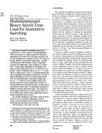 Multidimensional Binary Search Trees Used for Associative Searching