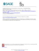 Collaboration Networks, Structural Holes, and Innovation: A Longitudinal Study
