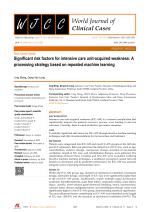 Significant risk factors for intensive care unit-acquired weakness: A processing strategy based on repeated machine learning