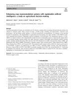 Enhancing crop recommendation systems with explainable artificial intelligence: a study on agricultural decision-making
