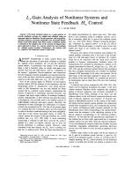 L2-Gain Analysis of Nonlinear Systems and Nonlinear State Feedback H∞ Control