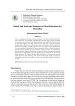 Baitul Mal Aceh and Productive Zakat Education for Mustahiq