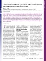 Domestication and early agriculture in the Mediterranean Basin: Origins, diffusion, and impact