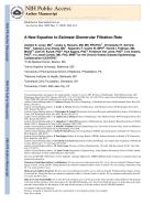 A New Equation to Estimate Glomerular Filtration Rate
