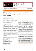 Diabetes and cardiovascular disease: Epidemiology, biological mechanisms, treatment recommendations and future research