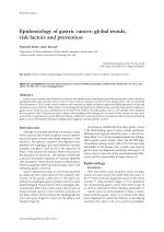 Epidemiology of gastric cancer: global trends, risk factors and prevention