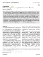 Pattern recognition receptors in health and diseases