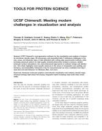 UCSF ChimeraX: Meeting modern challenges in visualization and analysis