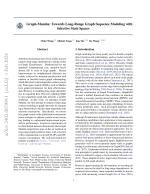 Graph-Mamba: Towards Long-Range Graph Sequence Modeling with Selective State Spaces