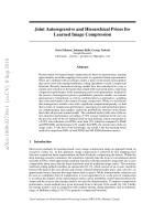 Joint Autoregressive and Hierarchical Priors for Learned Image Compression