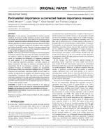 Permutation importance: a corrected feature importance measure