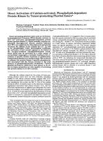 Direct Activation of Calcium-activated, Phospholipid-dependent Protein Kinase by Tumor-promoting Phorbol Esters