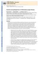 Genetics and pathogenesis of inflammatory bowel disease